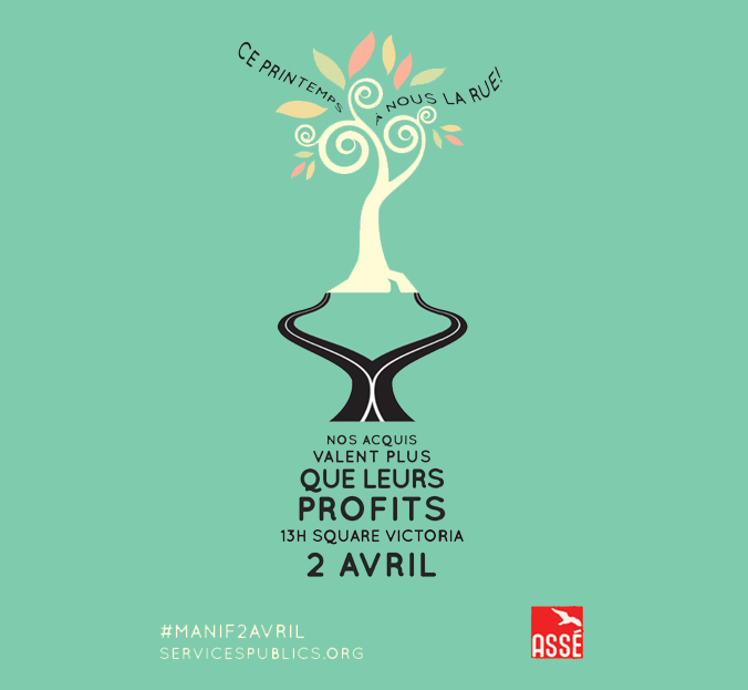 Manifestation - 2 avril 2015 (ASSÉ)