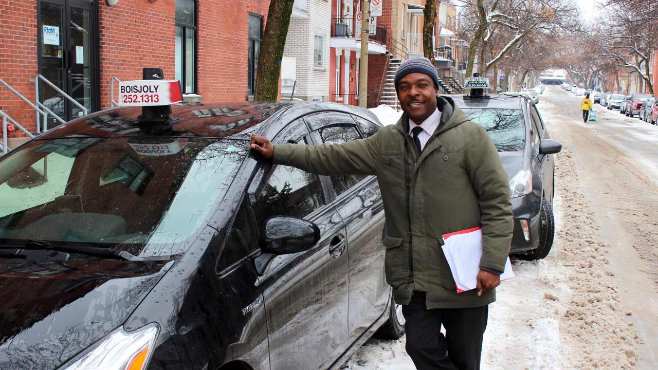 Wilson Jean-Paul, chauffeur et propriétaire de taxi.