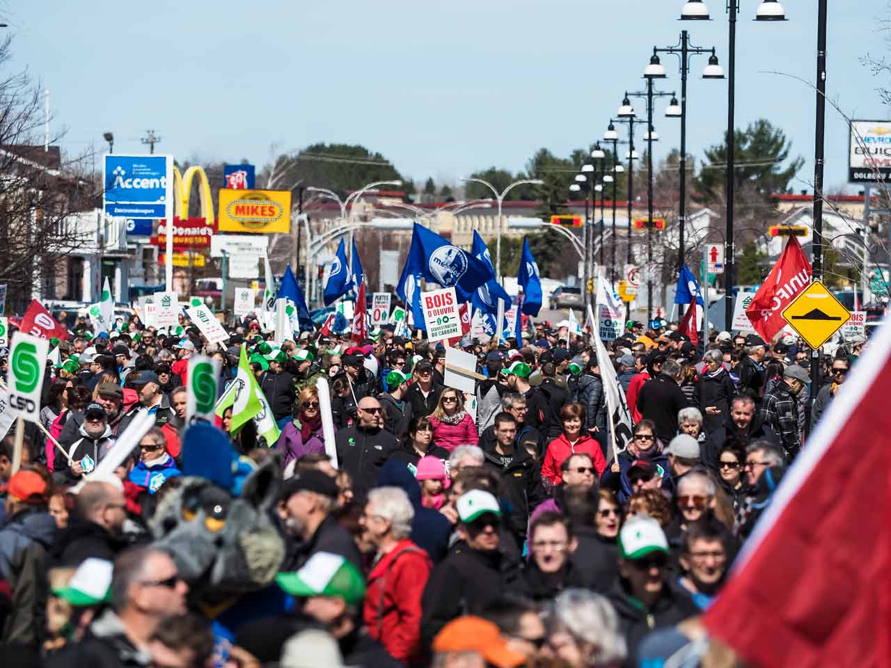 Grande marche forestière de Dolbeau-Mistassini le 30 avril 2017