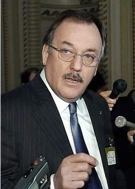 Henri Massé, président de la FTQ <br> <br>Photo Didier Debusschère, Archives FTQ