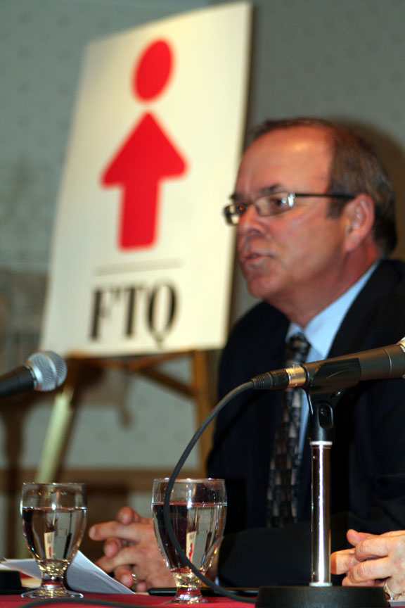 Le président de la FTQ, Michel Arsenault