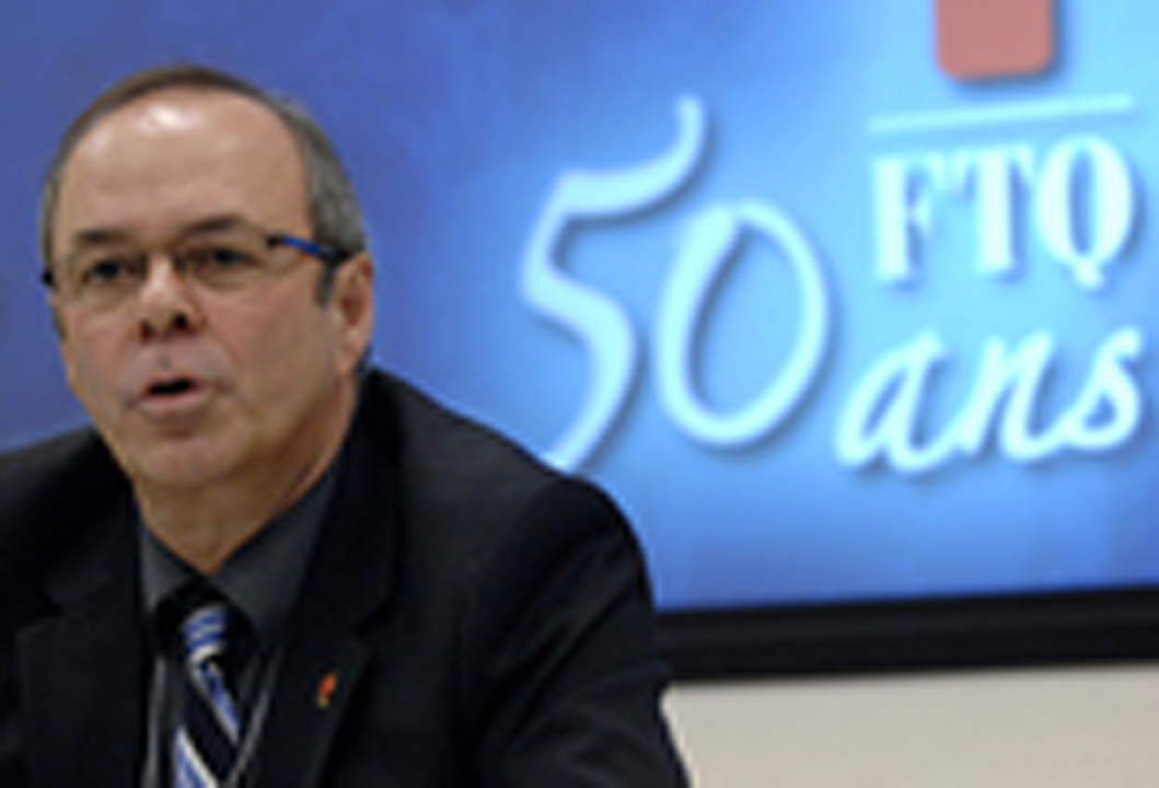 Le président de la FTQ, Michel Arsenault