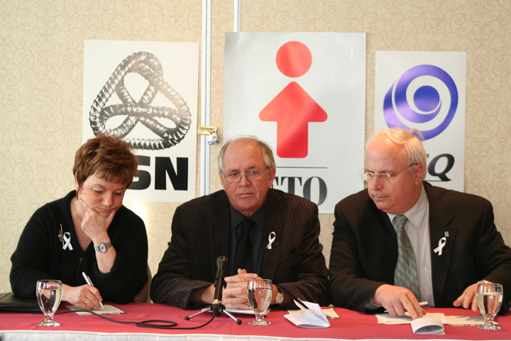 Photo de la conférence de presse