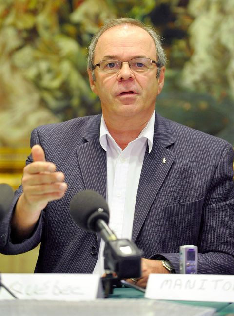 Le président de la FTQ, Michel Arsenault