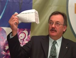 Henri Massé, président de la FTQ <i>(Photo: Serge Jongué)