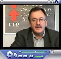 Henri Massé, président de la FTQ