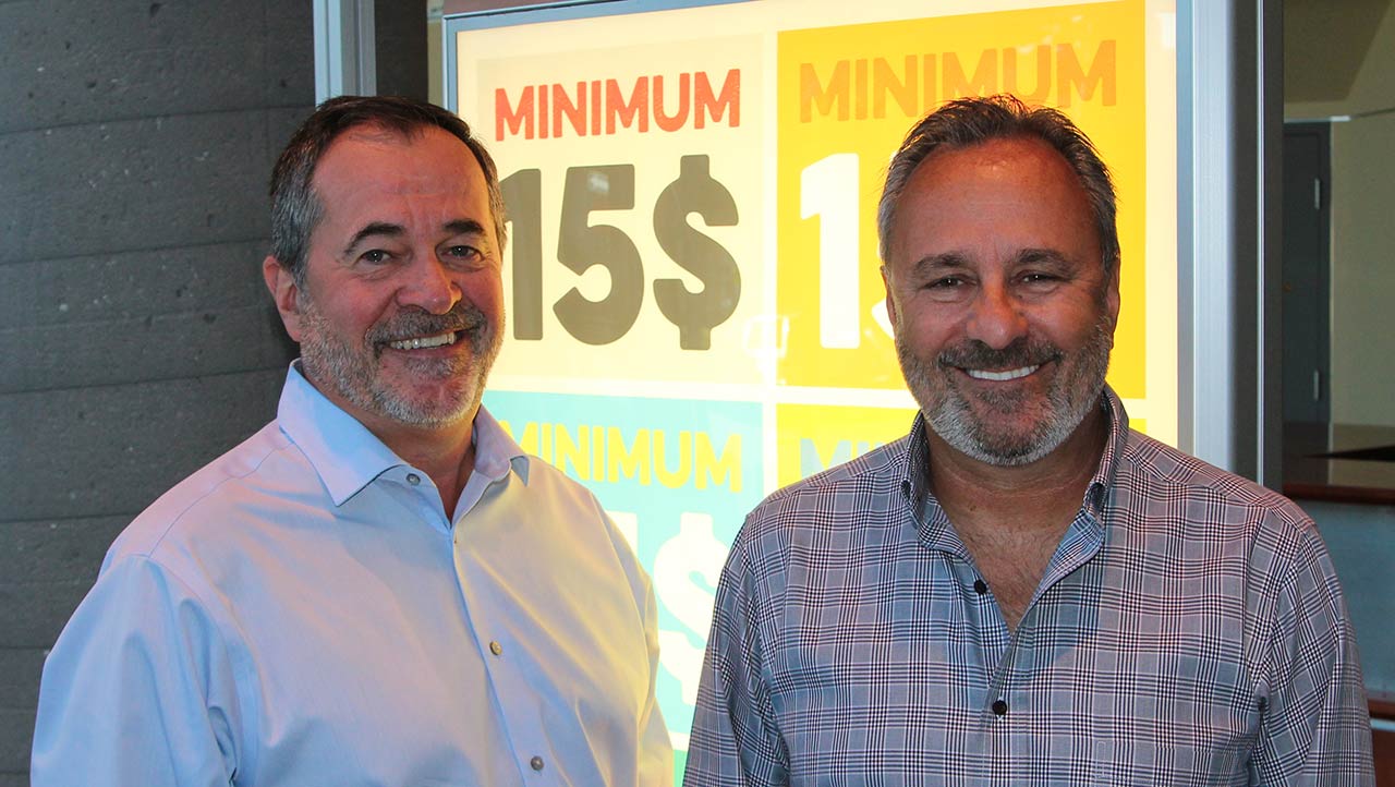 Serge Cadieux et Daniel Boyer