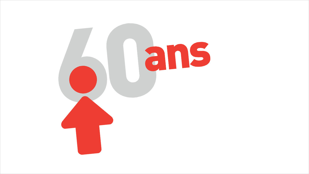 Logo - 60 ans de la FTQ