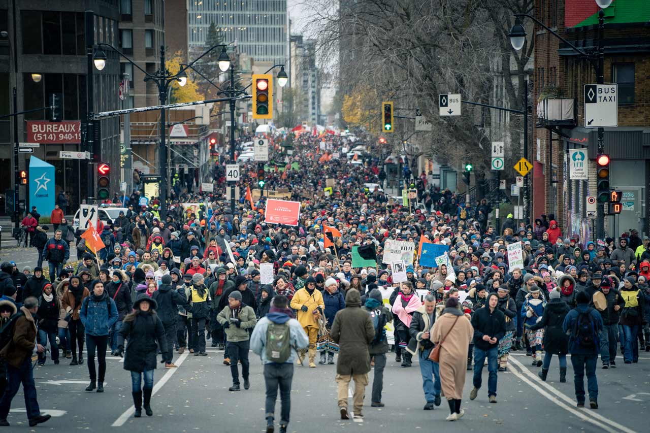 Marche pour le climat en novembre 2018