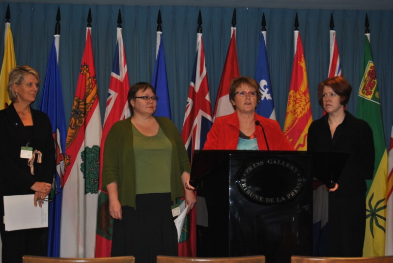 Conférence de presse Ottawa le 22 fév. 2010
